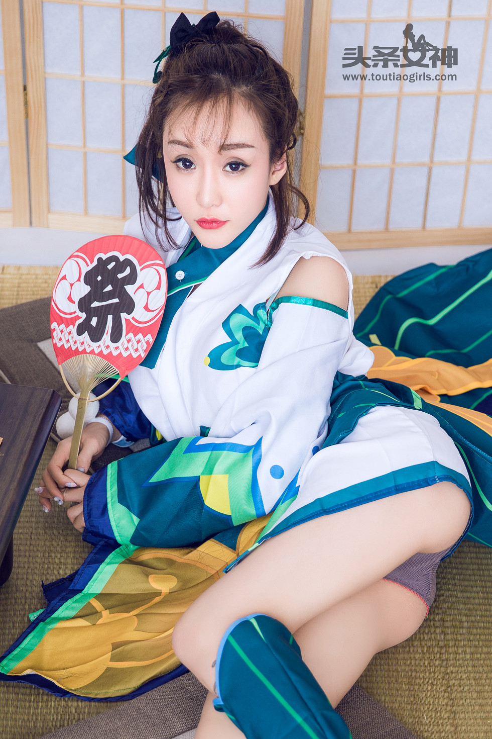 [Toutiao头条女神]No.303_嫩模米粒儿最美莹草COS秀白嫩肌肤性感迷人写真25P_极品性感美女