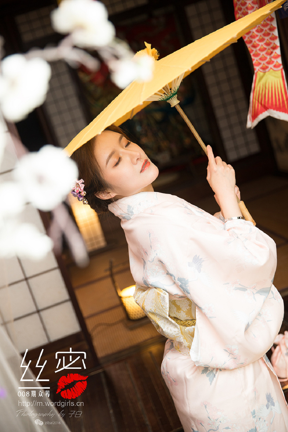 [Toutiao头条女神]No.734_嫩模JennyR008期丝蜜众筹回报之和风花与蛇诱惑写真18P_极品性感美女