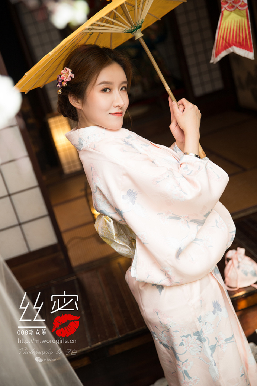 [Toutiao头条女神]No.734_嫩模JennyR008期丝蜜众筹回报之和风花与蛇诱惑写真18P_极品性感美女