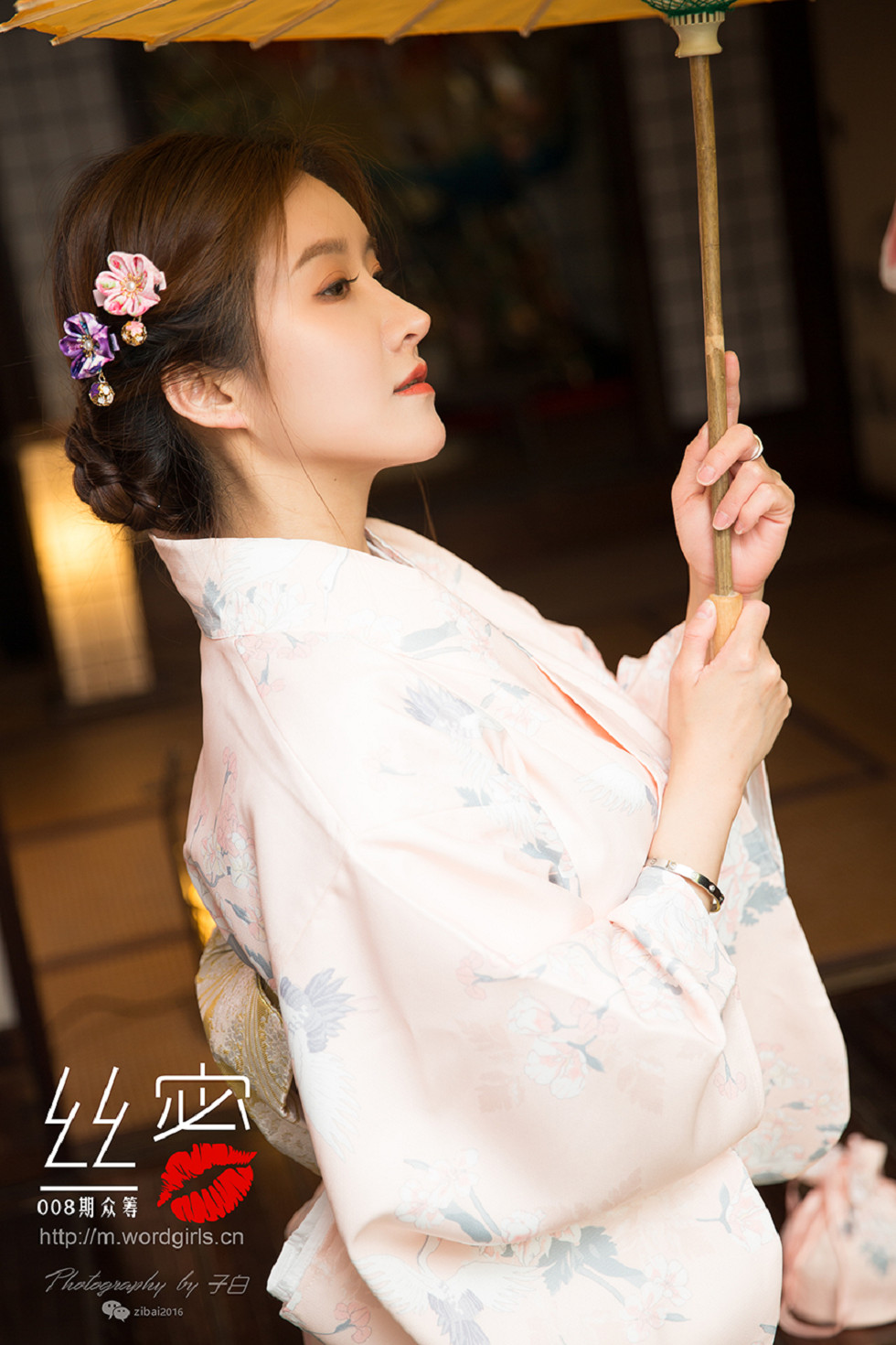 [Toutiao头条女神]No.734_嫩模JennyR008期丝蜜众筹回报之和风花与蛇诱惑写真18P_极品性感美女