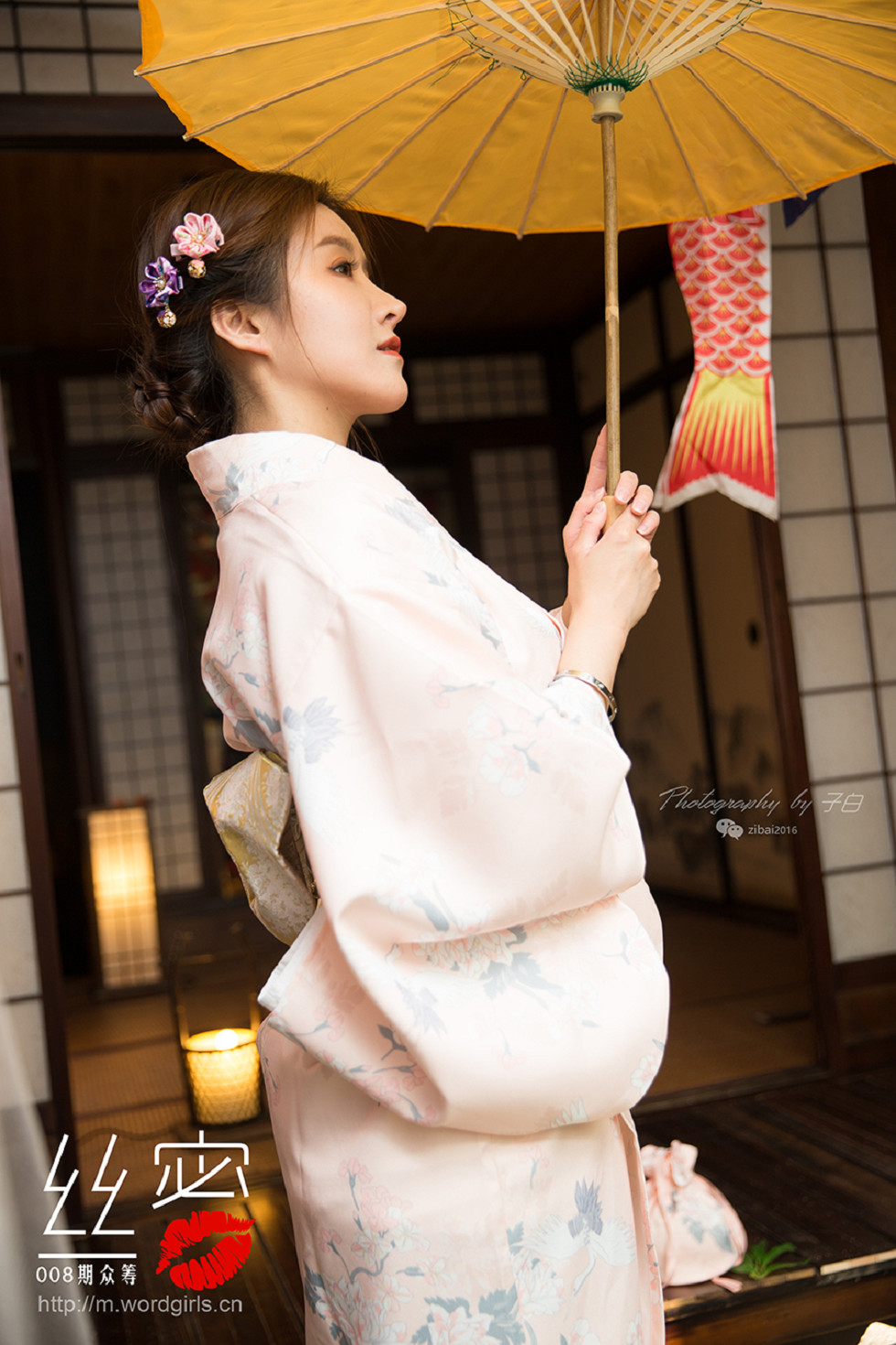 [Toutiao头条女神]No.734_嫩模JennyR008期丝蜜众筹回报之和风花与蛇诱惑写真18P_极品性感美女