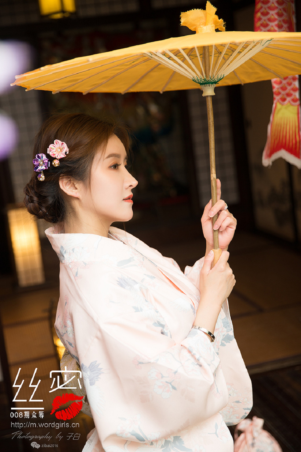 [Toutiao头条女神]No.734_嫩模JennyR008期丝蜜众筹回报之和风花与蛇诱惑写真18P_极品性感美女