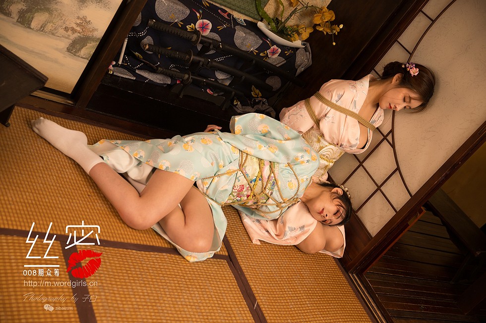 [Toutiao头条女神]No.S011_嫩模JennyR和风花与蛇主题性感姐妹花私房捆绑诱惑写真86P_极品性感美女