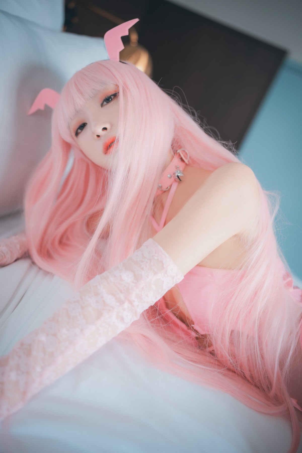 [DJAWA]No.187_模特Hanari_Pink Succubus主题性感粉色情趣内衣秀惹火身材诱惑写真123P_极品性感美女