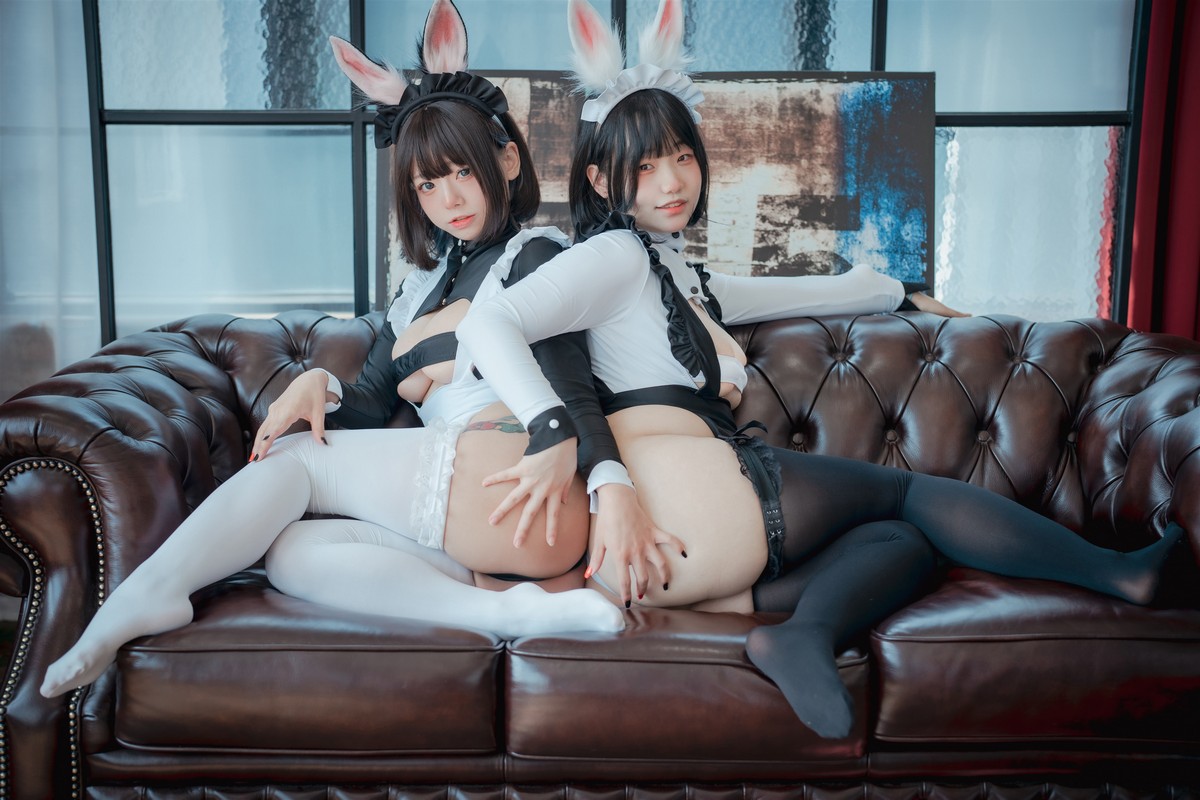 [DJAWA]No.193_模特Maruemon & Mimmi_Maid Mansion主题性感姐妹花私房诱惑写真121P_极品性感美女