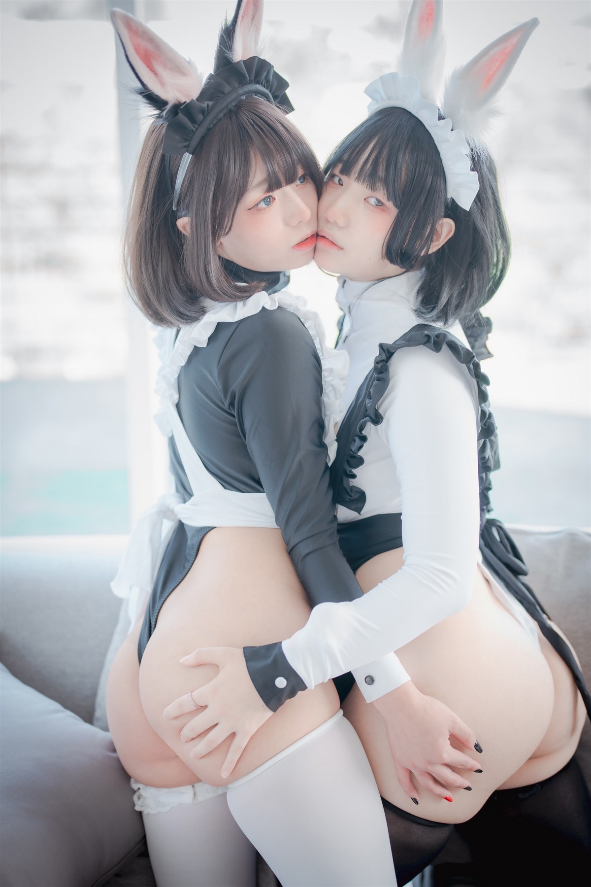 [DJAWA]No.193_模特Maruemon & Mimmi_Maid Mansion主题性感姐妹花私房诱惑写真121P_极品性感美女