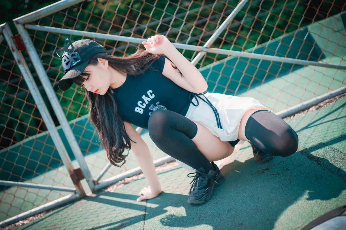 [DJAWA]No.171_模特Jeong Jenny_Classic Athletic Girl主题高叉连体衣秀翘臀诱惑写真71P_极品性感美女