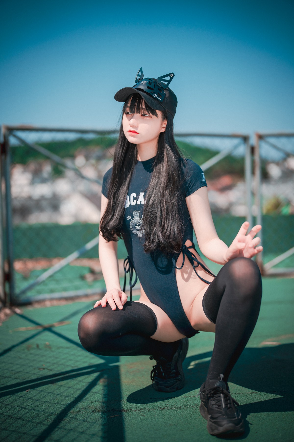 [DJAWA]No.171_模特Jeong Jenny_Classic Athletic Girl主题高叉连体衣秀翘臀诱惑写真71P_极品性感美女