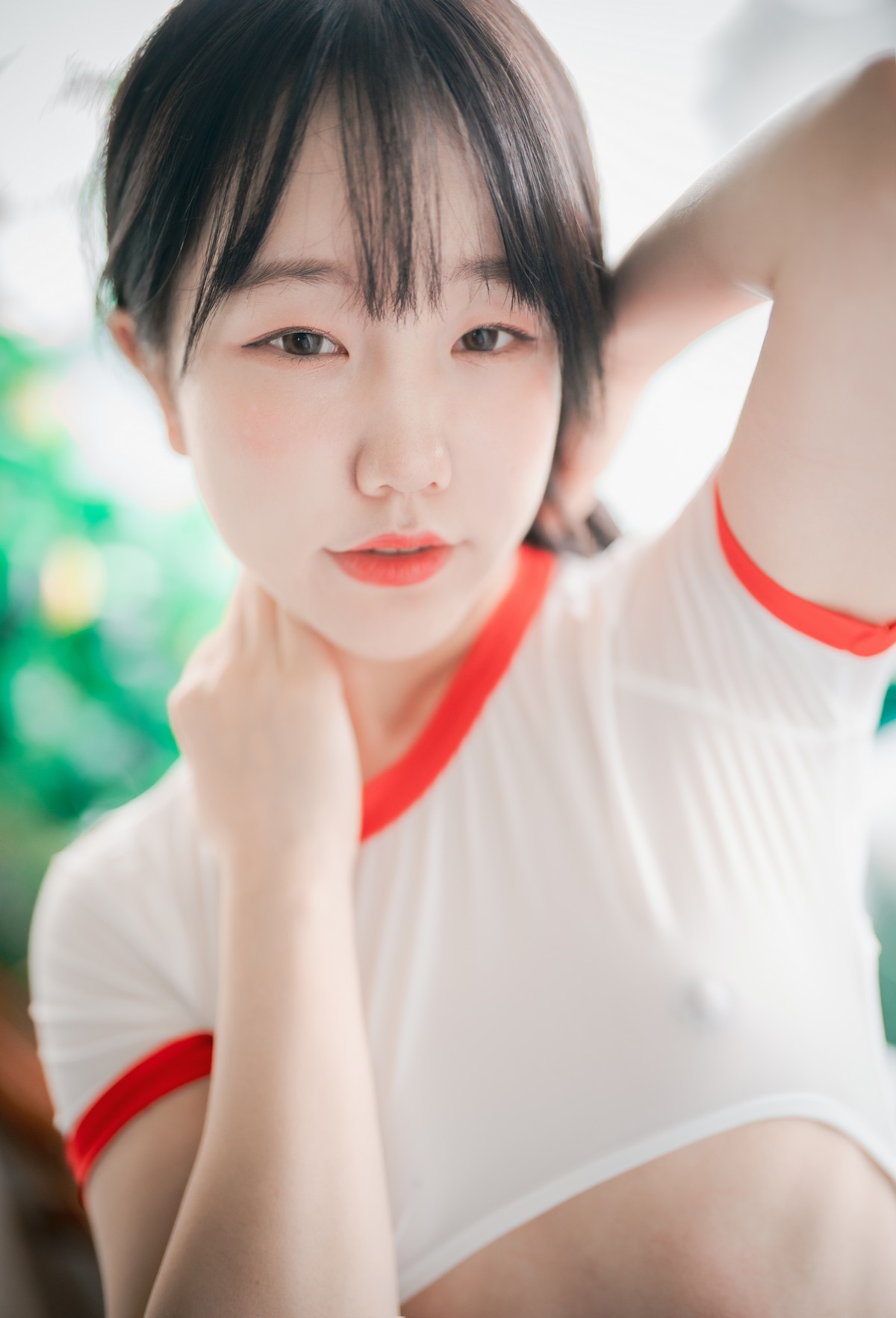 [DJAWA]No.177_模特Yeri_Private Athletic Class主题私房性感白色运动装迷人诱惑写真65P_极品性感美女