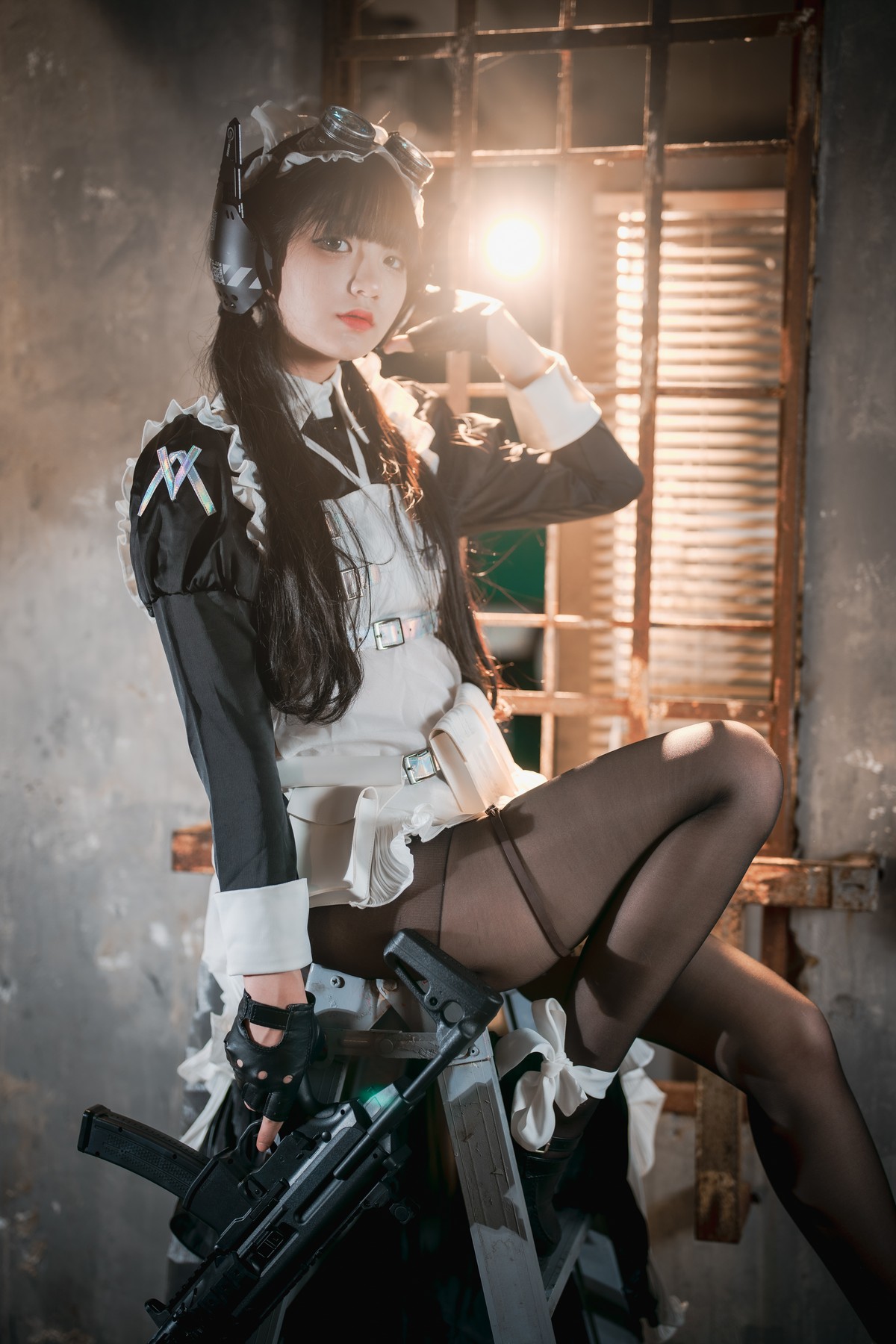 [DJAWA]No.160_模特Jenny_Combat Maid Mansion主题脱女仆装露三点式内衣诱惑写真121P_极品性感美女