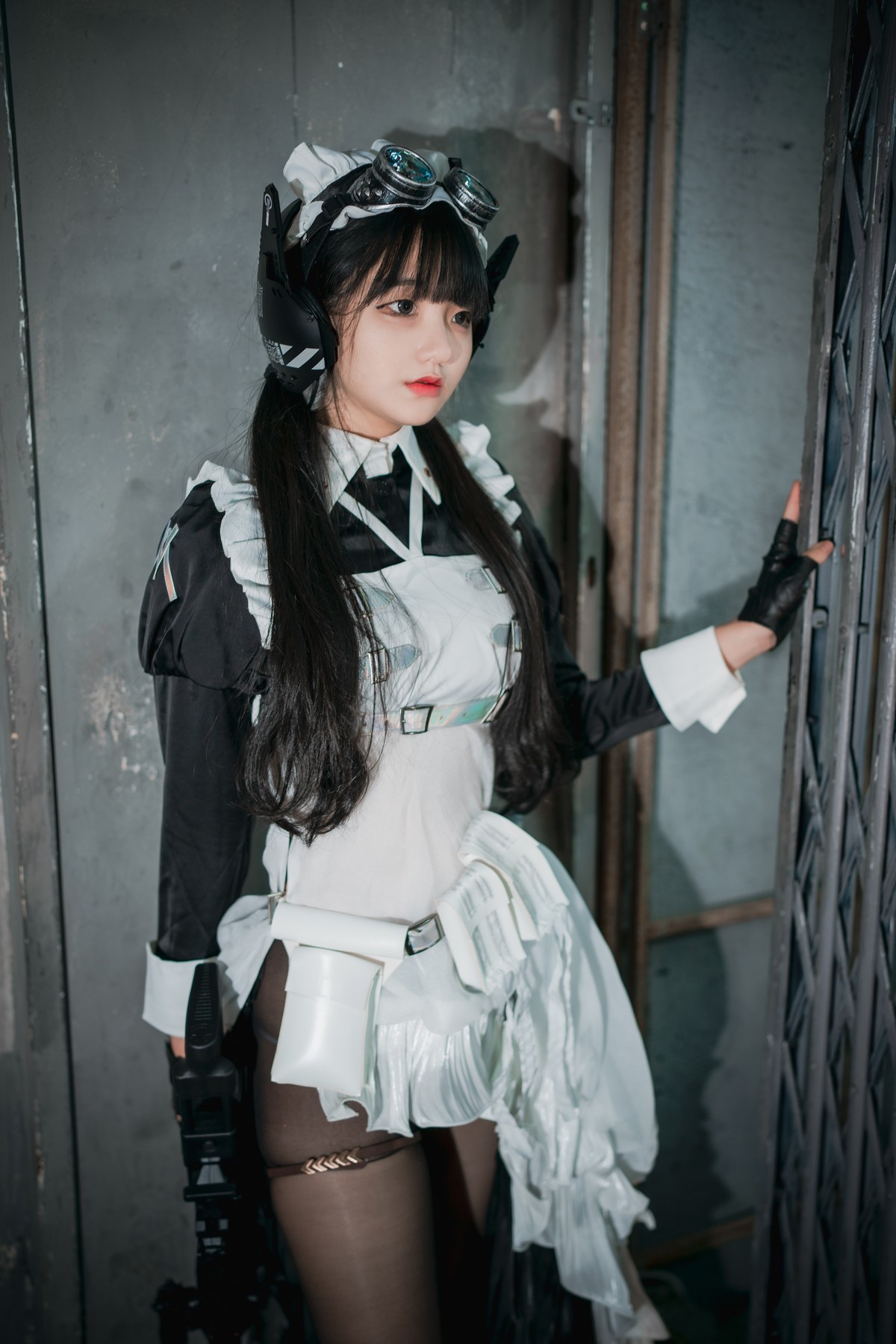 [DJAWA]No.160_模特Jenny_Combat Maid Mansion主题脱女仆装露三点式内衣诱惑写真121P_极品性感美女