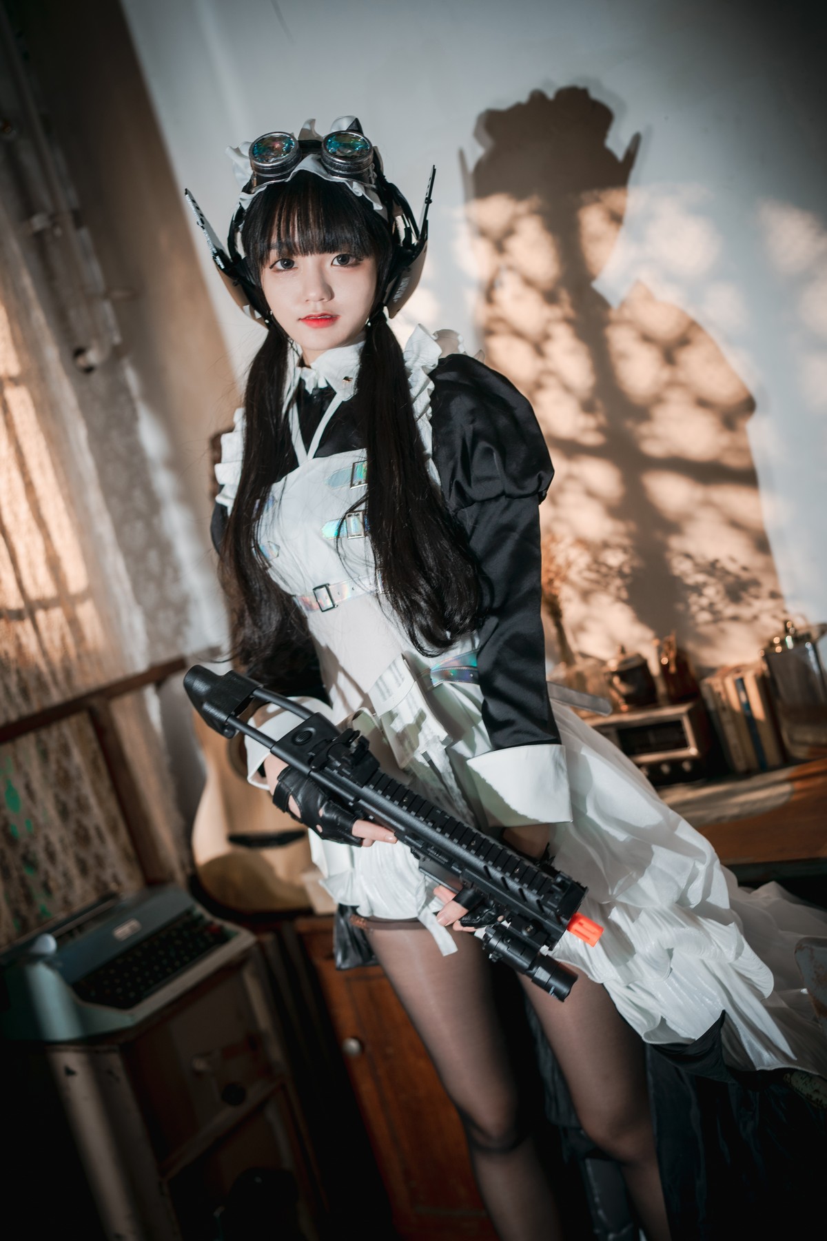 [DJAWA]No.160_模特Jenny_Combat Maid Mansion主题脱女仆装露三点式内衣诱惑写真121P_极品性感美女