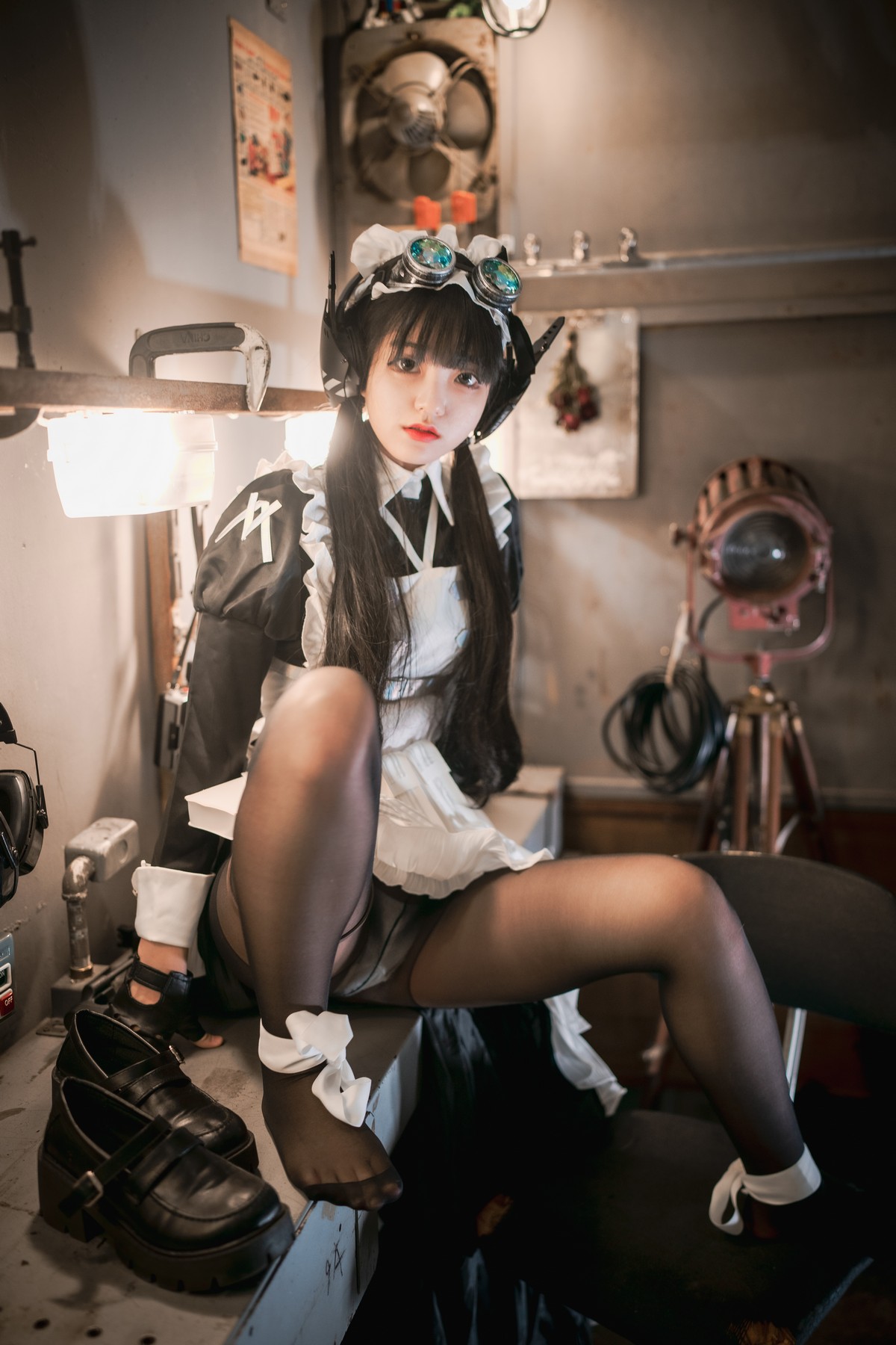 [DJAWA]No.160_模特Jenny_Combat Maid Mansion主题脱女仆装露三点式内衣诱惑写真121P_极品性感美女