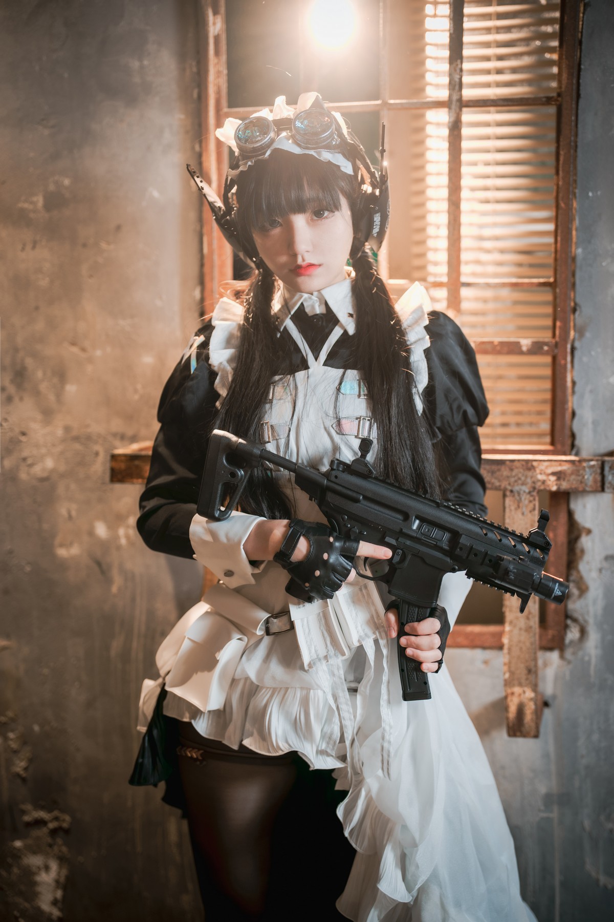 [DJAWA]No.160_模特Jenny_Combat Maid Mansion主题脱女仆装露三点式内衣诱惑写真121P_极品性感美女