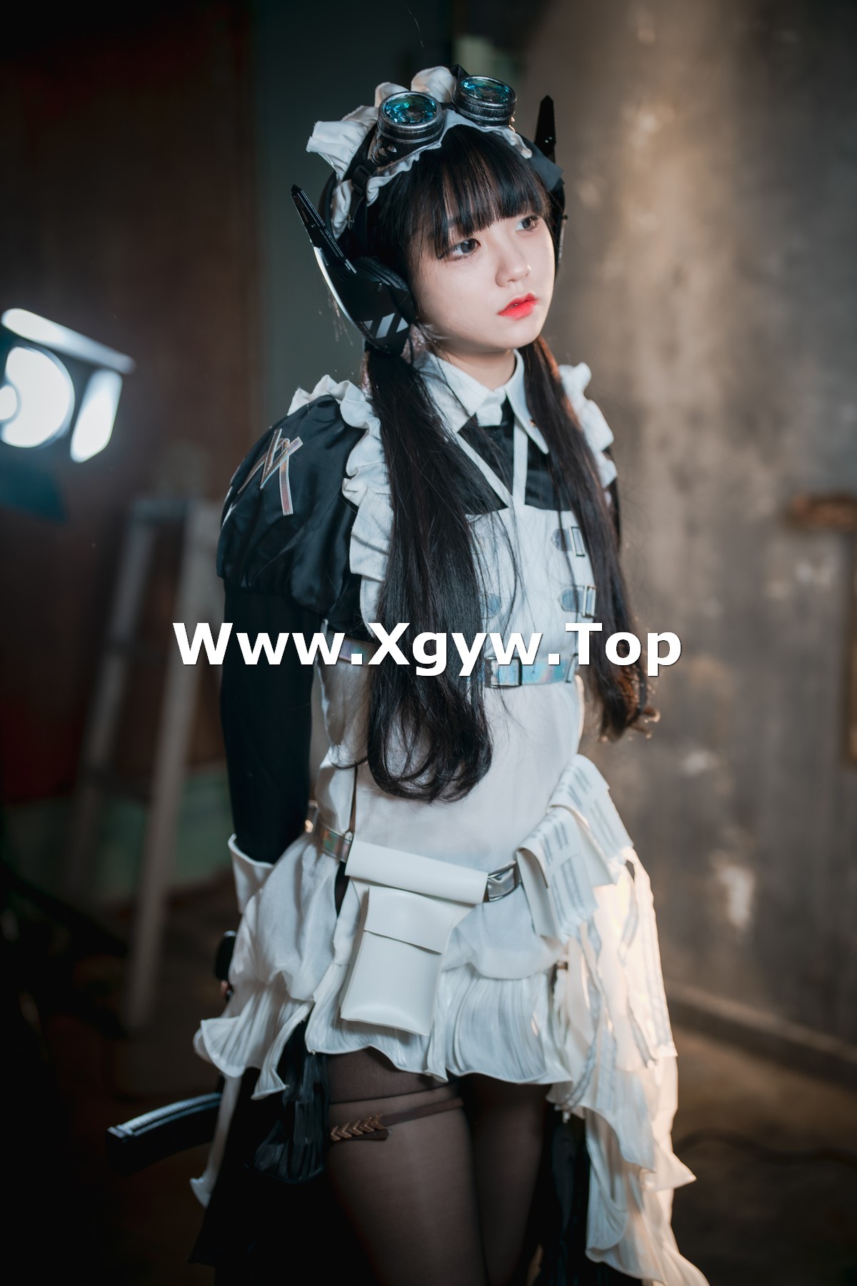 [DJAWA]No.160_模特Jenny_Combat Maid Mansion主题脱女仆装露三点式内衣诱惑写真121P_极品性感美女