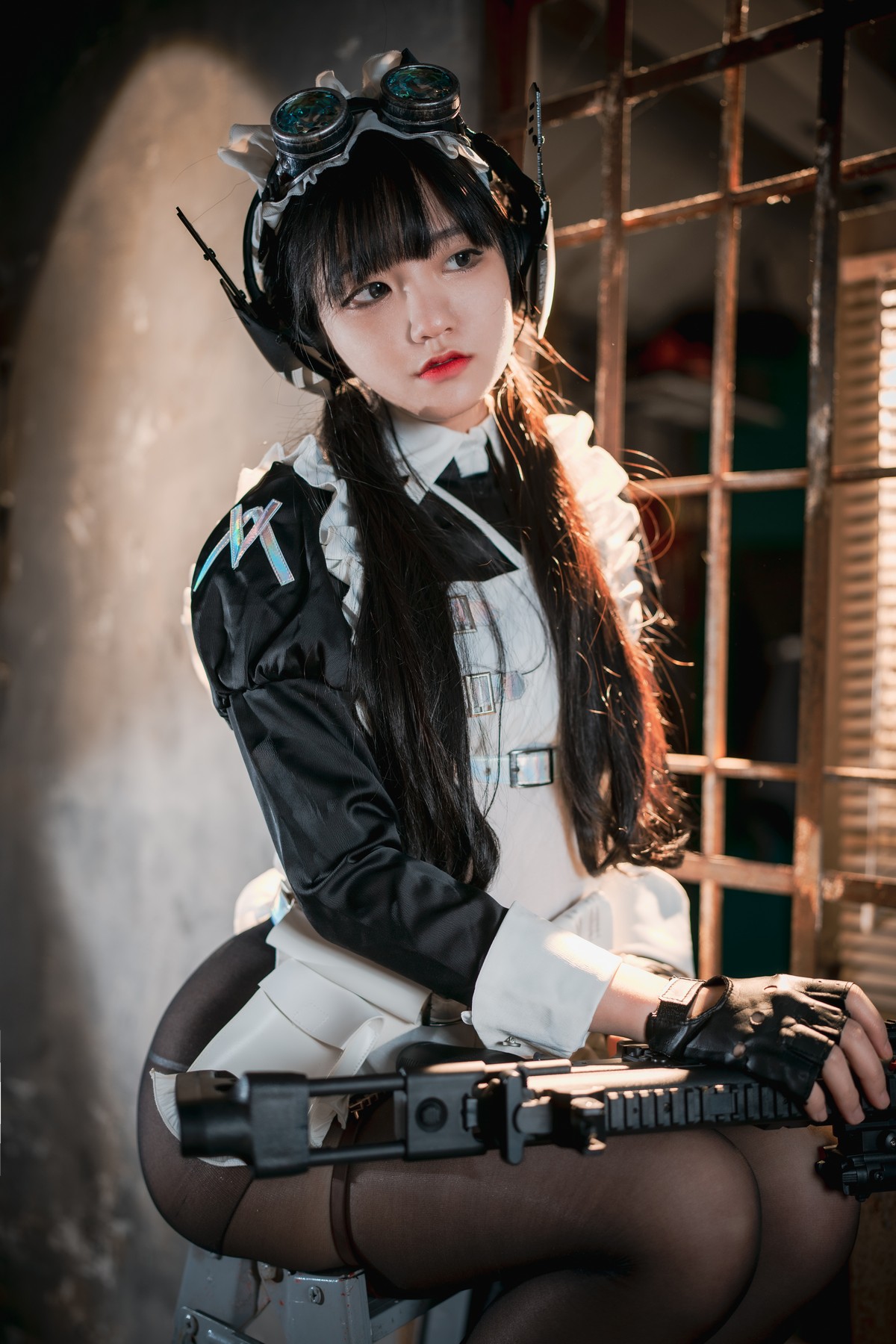 [DJAWA]No.160_模特Jenny_Combat Maid Mansion主题脱女仆装露三点式内衣诱惑写真121P_极品性感美女