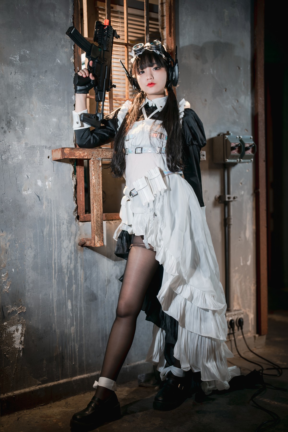 [DJAWA]No.160_模特Jenny_Combat Maid Mansion主题脱女仆装露三点式内衣诱惑写真121P_极品性感美女