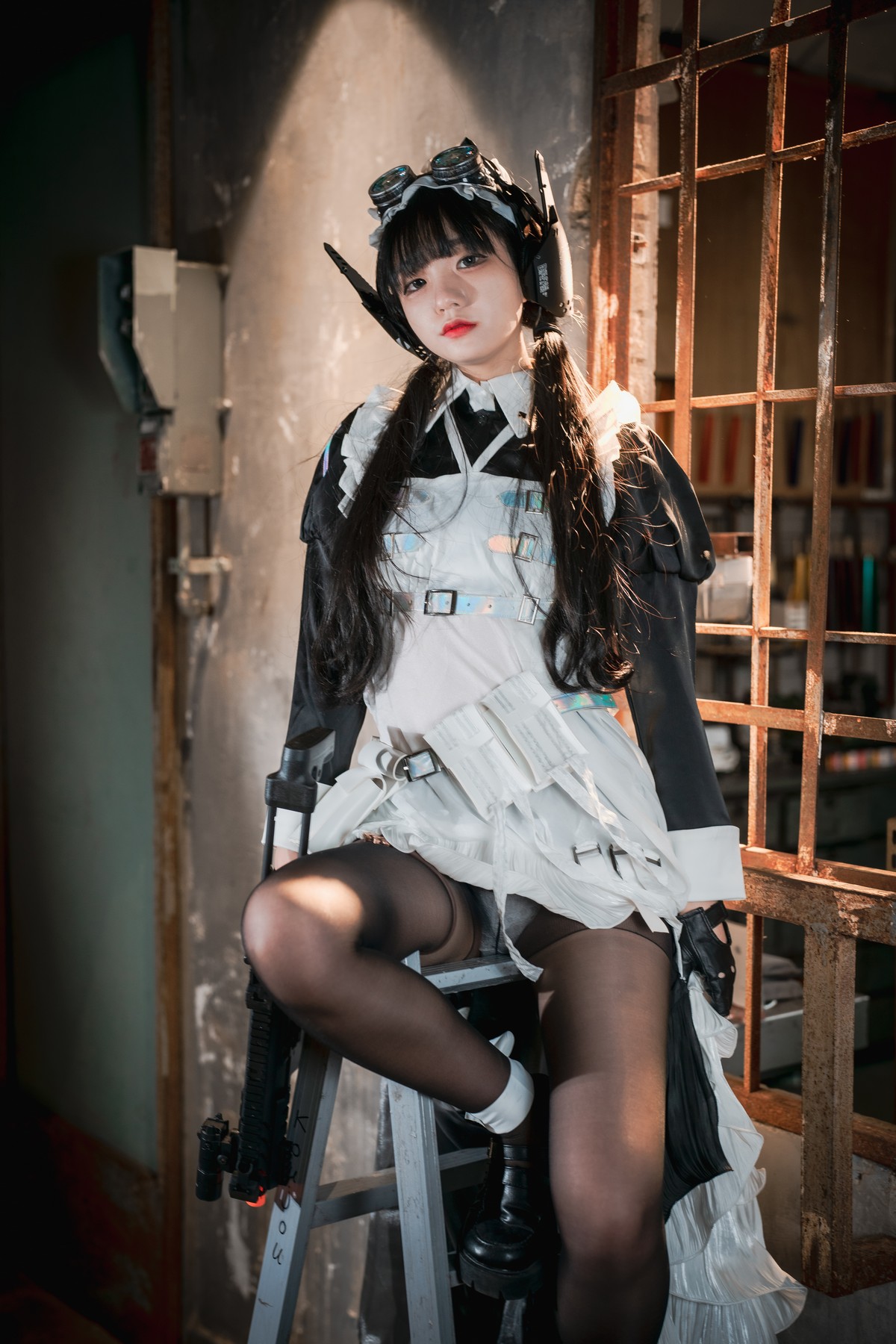 [DJAWA]No.160_模特Jenny_Combat Maid Mansion主题脱女仆装露三点式内衣诱惑写真121P_极品性感美女