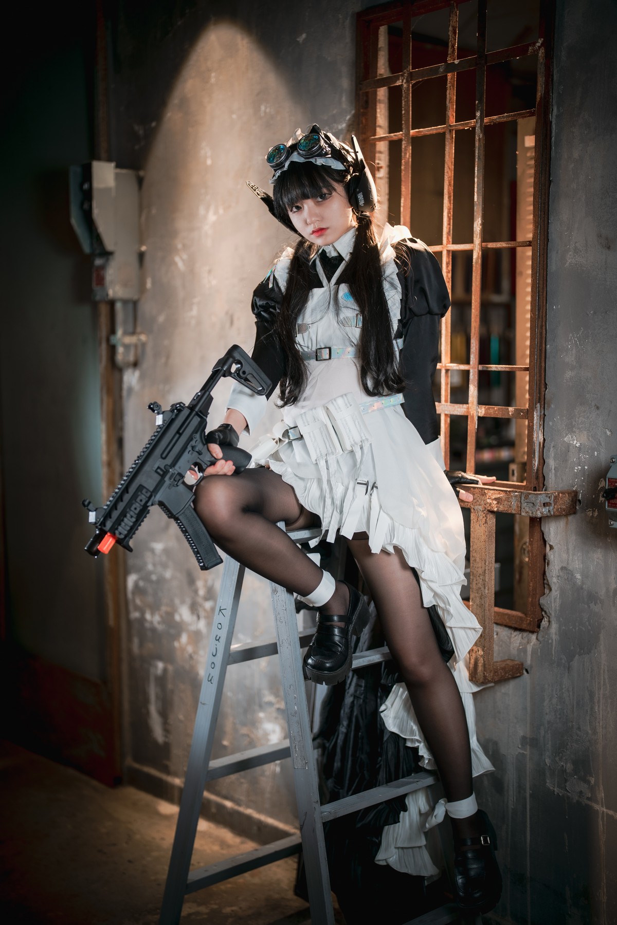 [DJAWA]No.160_模特Jenny_Combat Maid Mansion主题脱女仆装露三点式内衣诱惑写真121P_极品性感美女