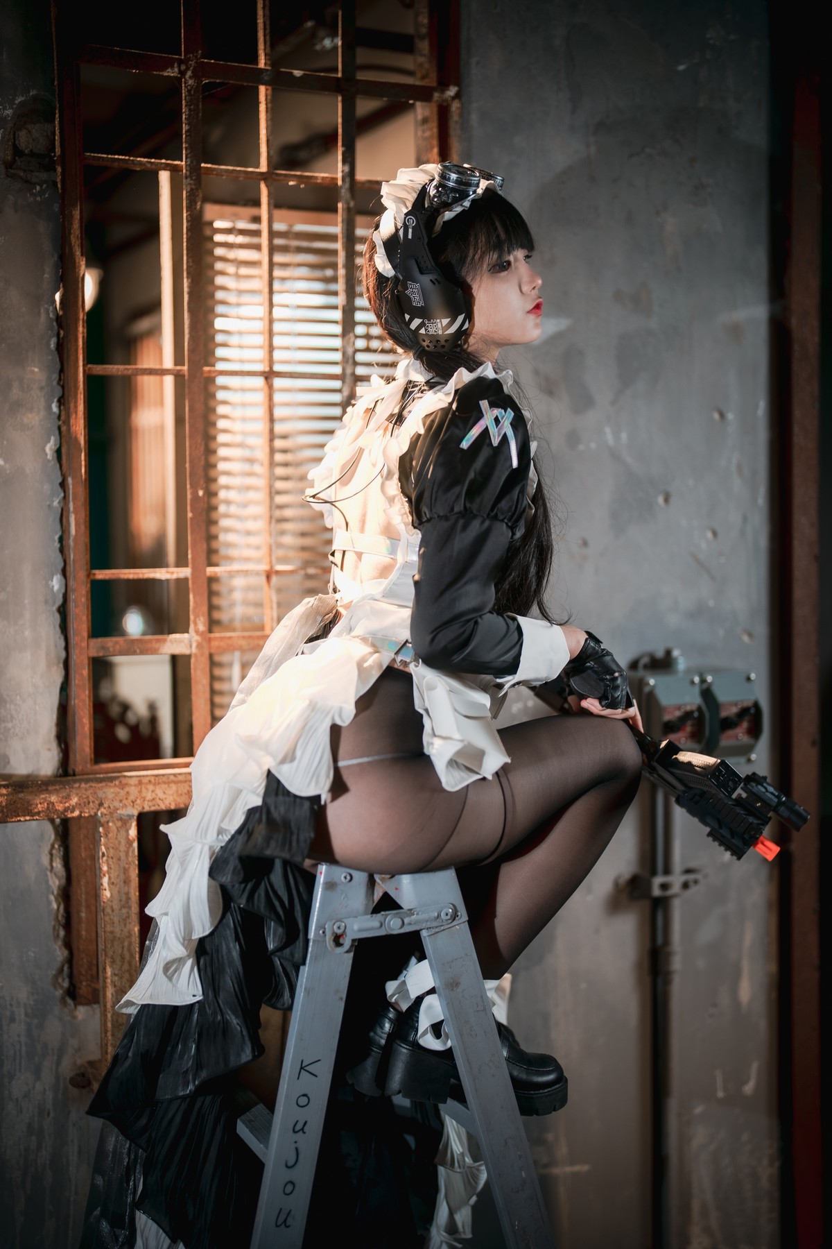 [DJAWA]No.160_模特Jenny_Combat Maid Mansion主题脱女仆装露三点式内衣诱惑写真121P_极品性感美女