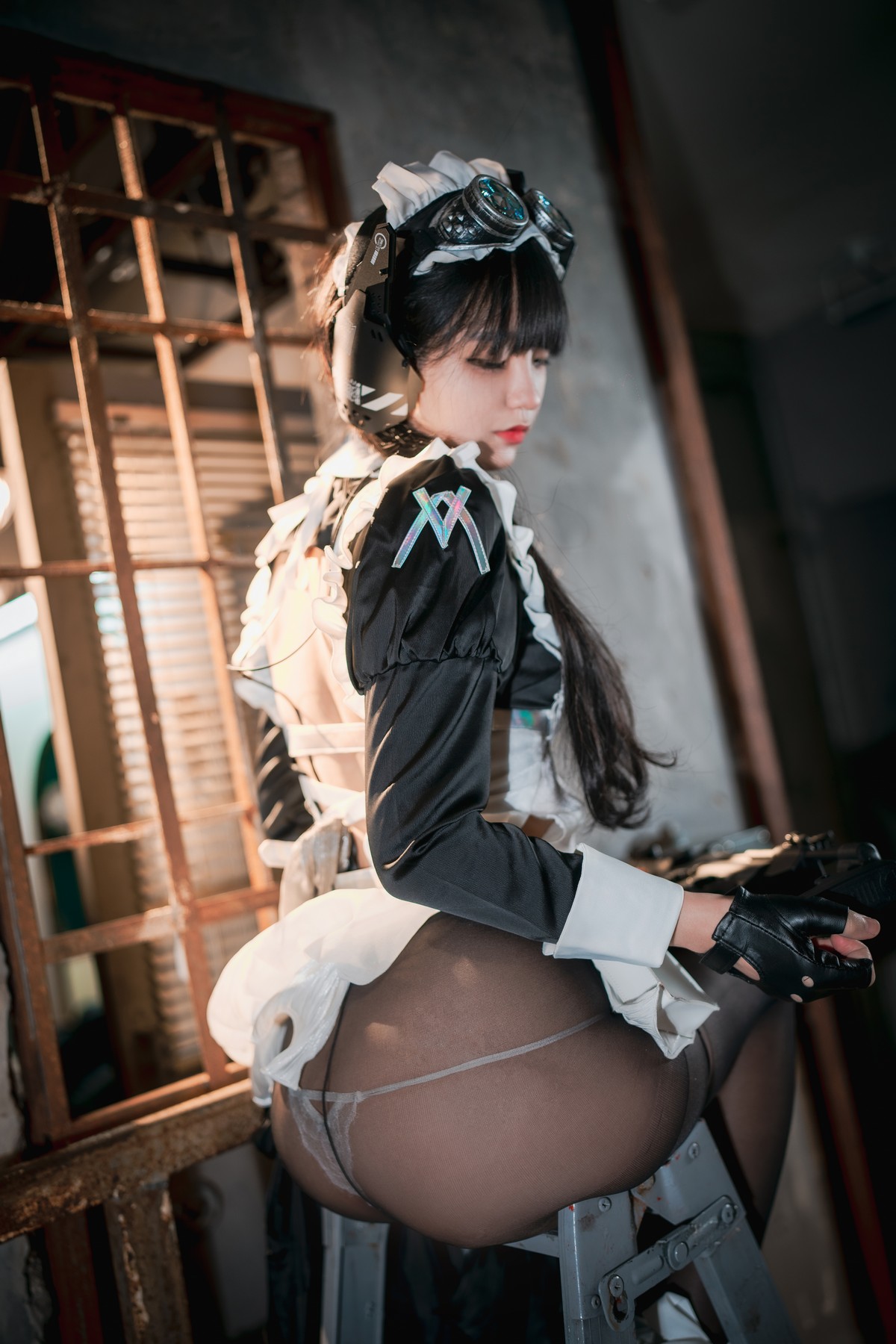 [DJAWA]No.160_模特Jenny_Combat Maid Mansion主题脱女仆装露三点式内衣诱惑写真121P_极品性感美女