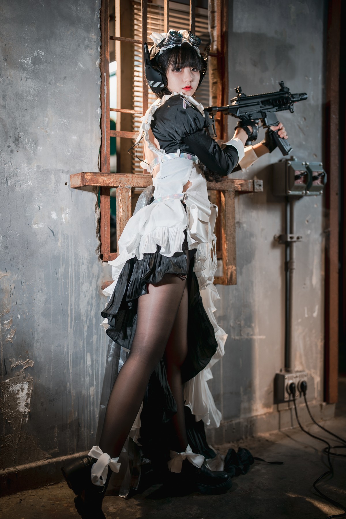 [DJAWA]No.160_模特Jenny_Combat Maid Mansion主题脱女仆装露三点式内衣诱惑写真121P_极品性感美女