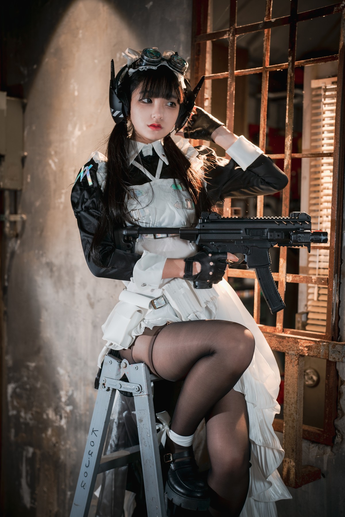 [DJAWA]No.160_模特Jenny_Combat Maid Mansion主题脱女仆装露三点式内衣诱惑写真121P_极品性感美女