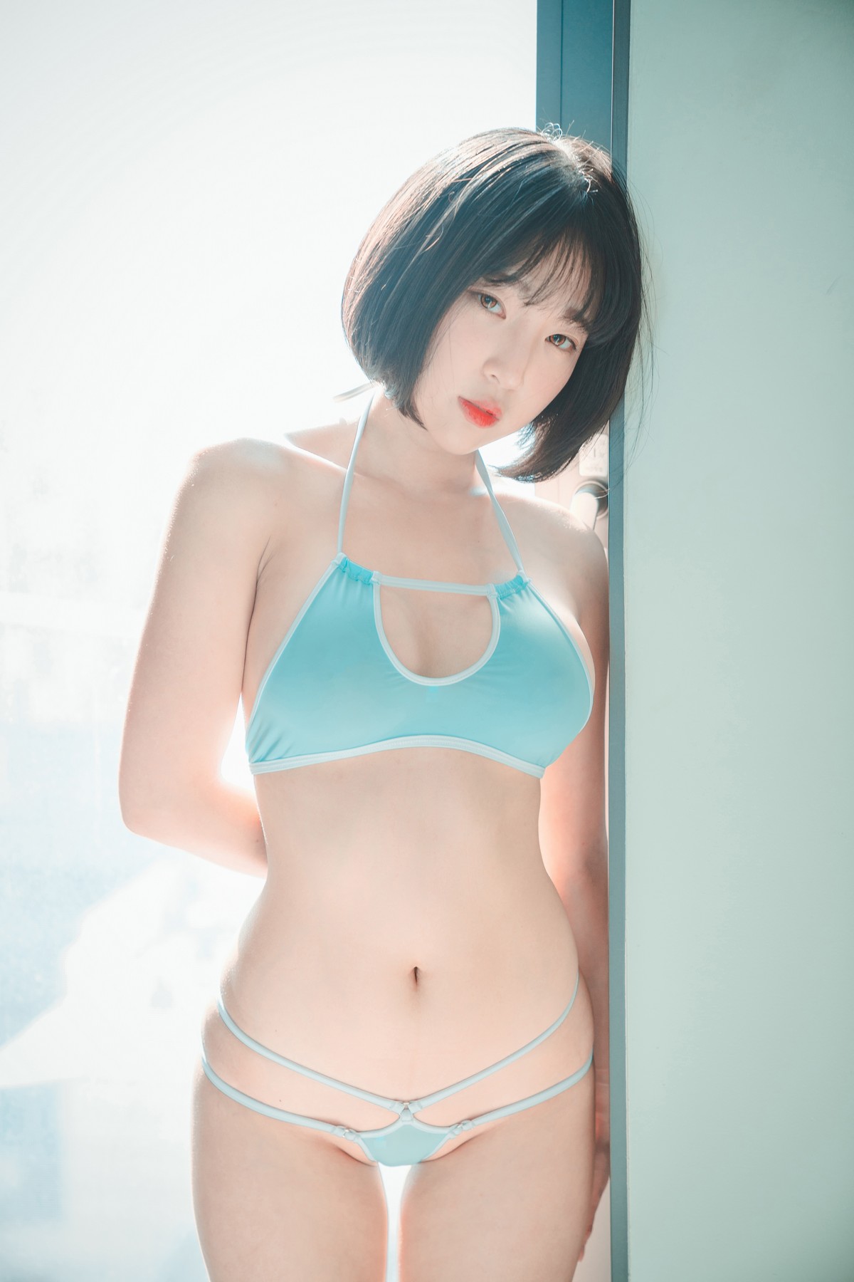 [DJAWA]No.081_模特Kang_Inkyung - Poolsid主题泳池性感比基尼系列完美诱惑写真62P_极品性感美女