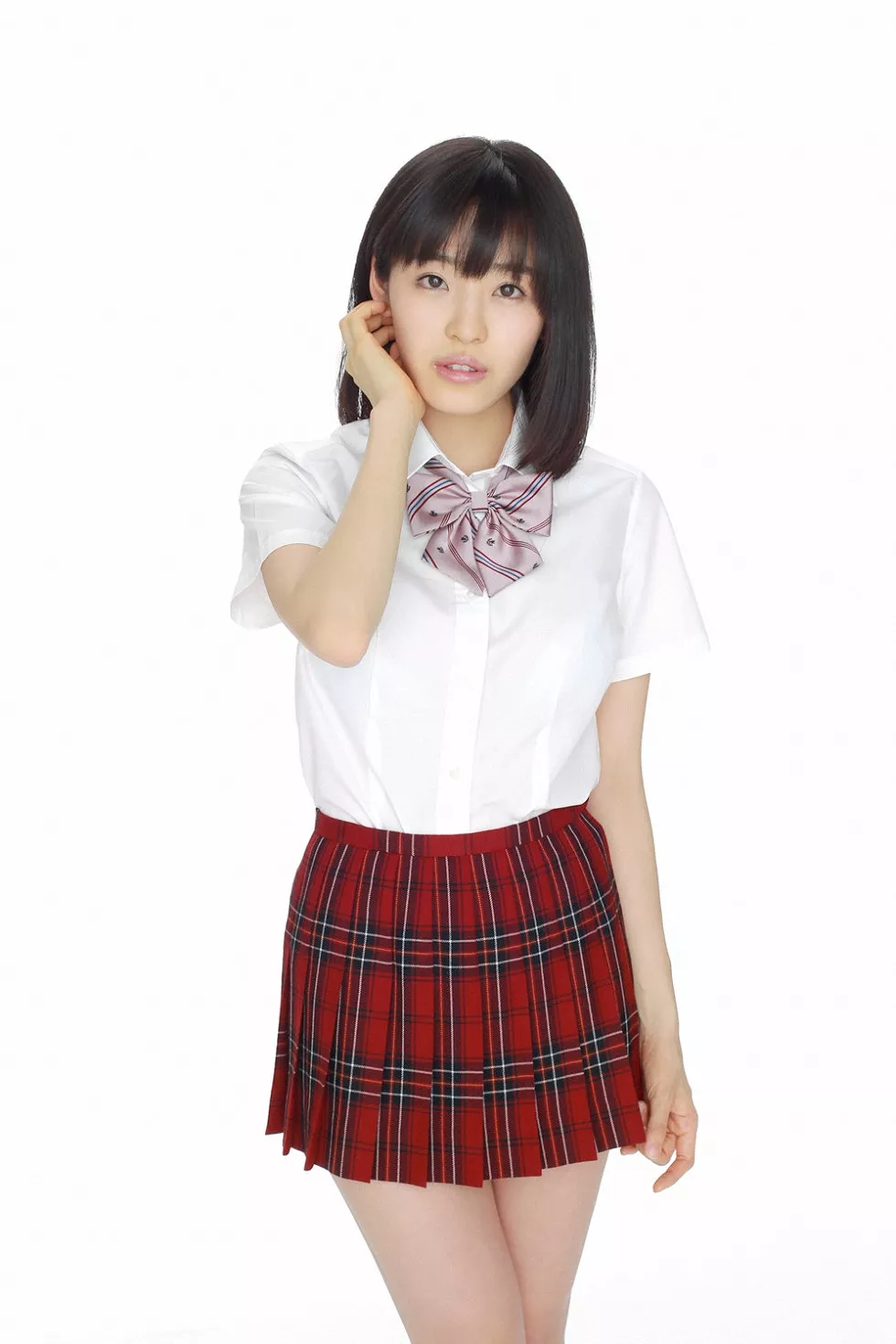 [YS Web]Vol.567_日本寫真美女清水美裏純美學生裝寫真47P_極品性感美女
