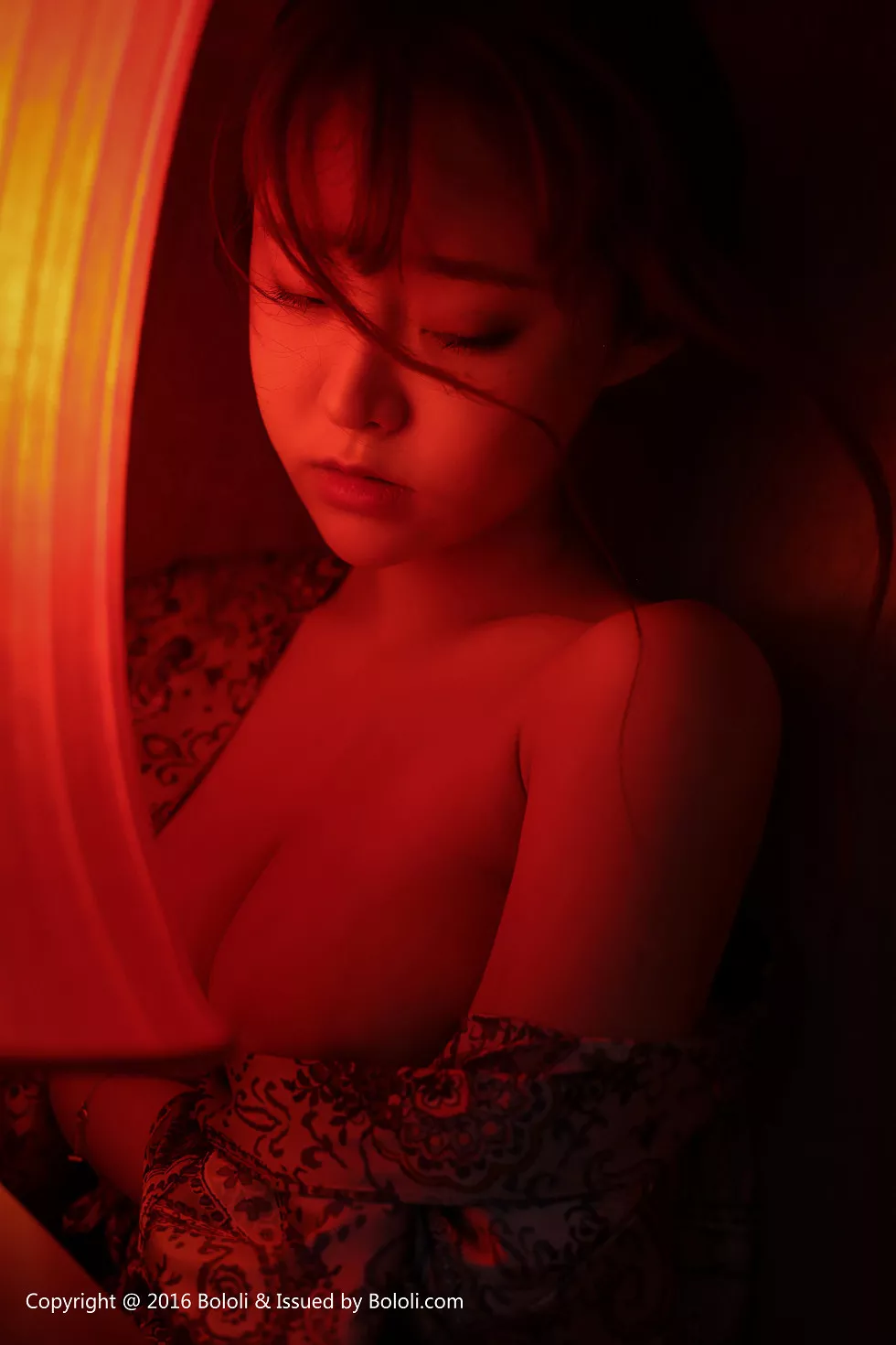[BoLoli波萝社新刊]Vol.110_嫩模柳侑绮Cos明日香大尺度露豪乳撩人诱惑写真29P_极品性感美女